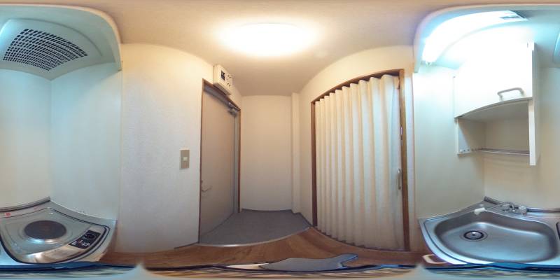 パノラマ画像キッチン