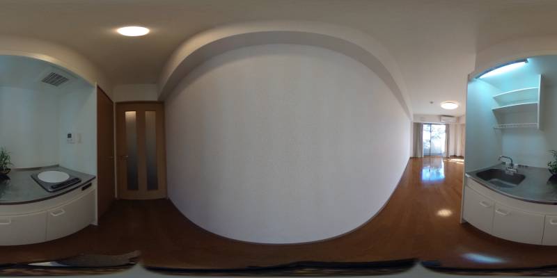 パノラマ画像キッチン