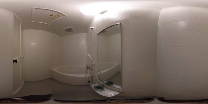 パノラマ画像バスルーム