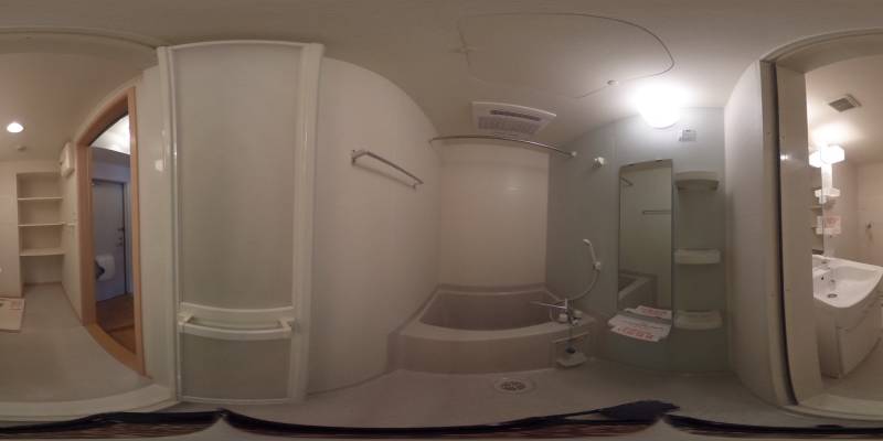 パノラマ画像バスルーム
