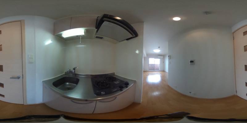 パノラマ画像キッチン