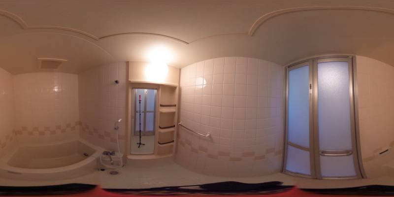 パノラマ画像バスルーム