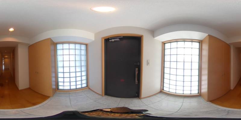 パノラマ画像玄関