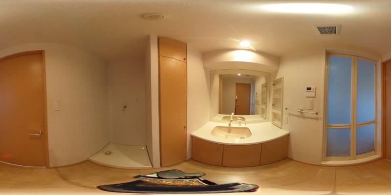 パノラマ画像洗面所