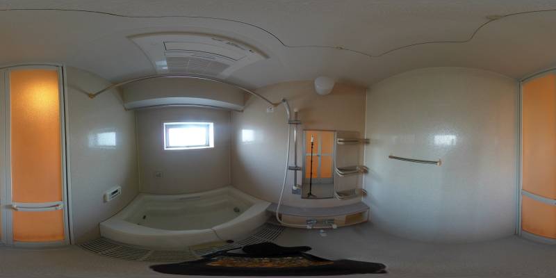 パノラマ画像バスルーム