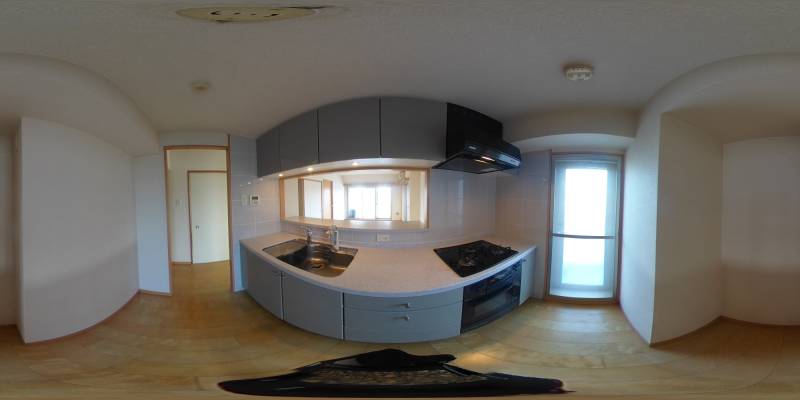 パノラマ画像キッチン