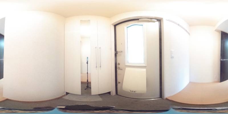 パノラマ画像玄関