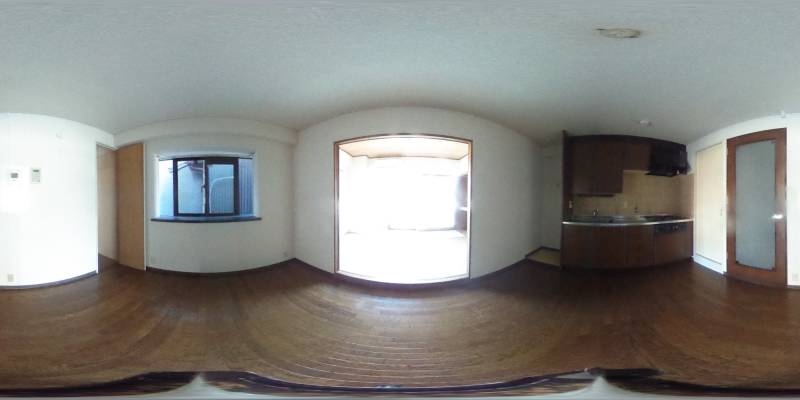 パノラマ画像キッチン