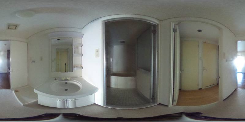 パノラマ画像洗面所