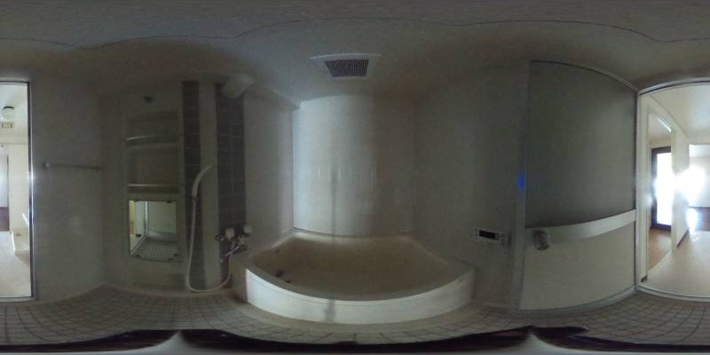 パノラマ画像バスルーム