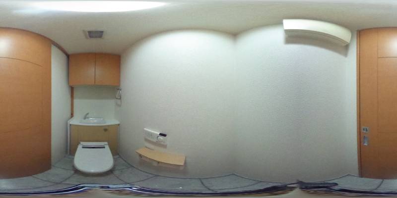 パノラマ画像トイレ