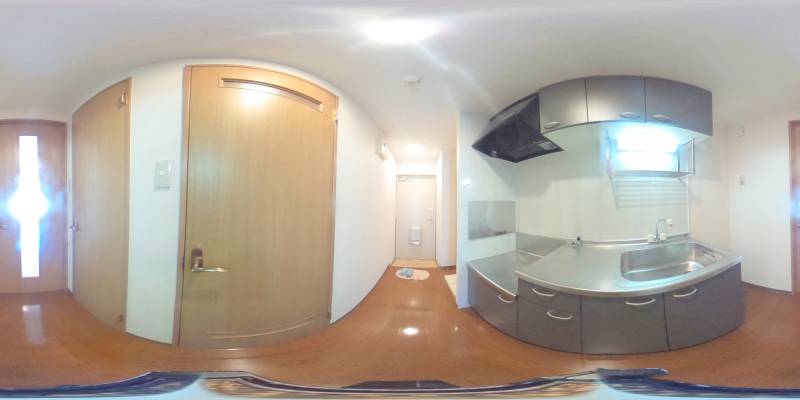 パノラマ画像キッチン