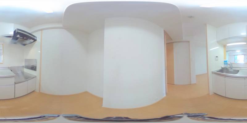 パノラマ画像キッチン