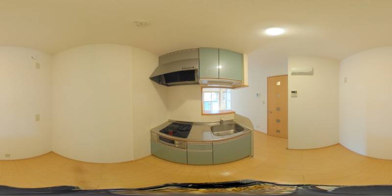 パノラマ画像キッチン