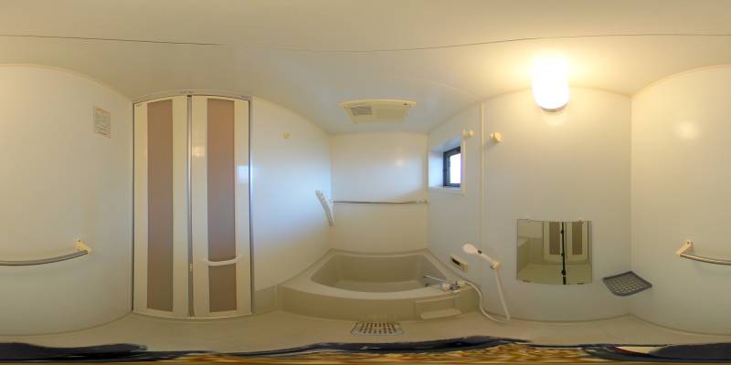 パノラマ画像バスルーム