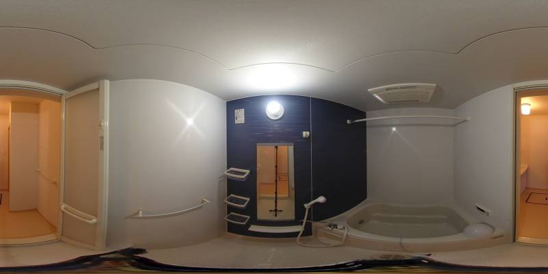 パノラマ画像バスルーム