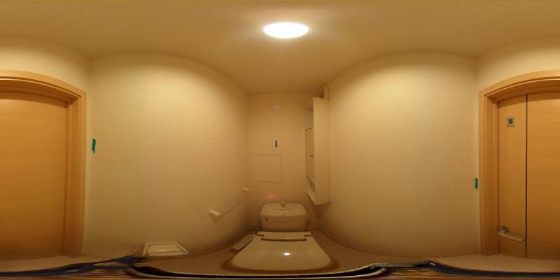 パノラマ画像トイレ