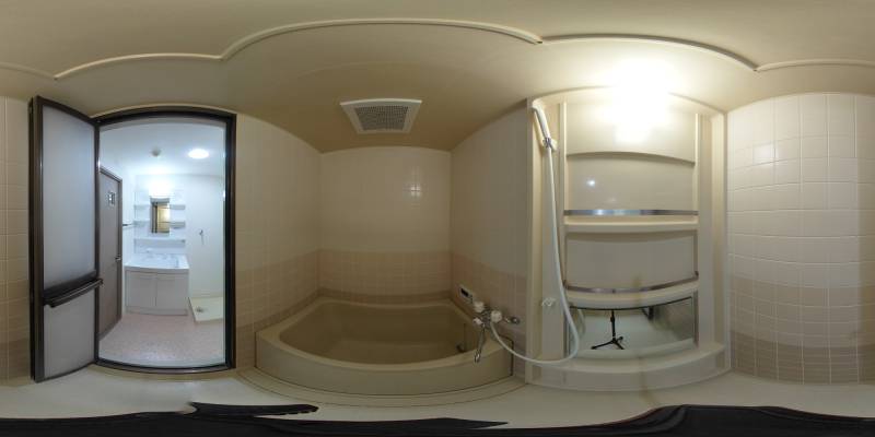 パノラマ画像バスルーム