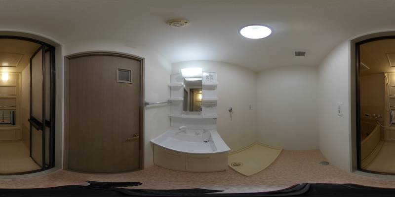 パノラマ画像洗面所