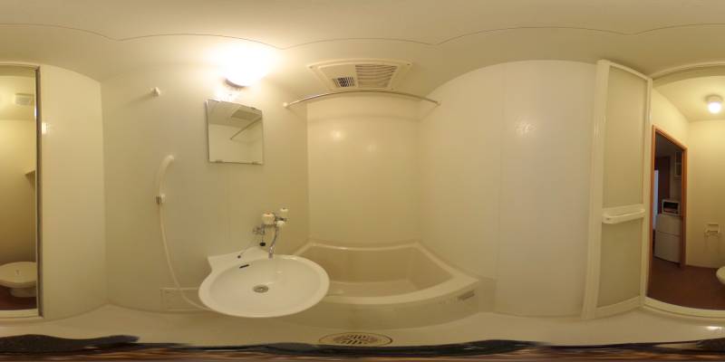 パノラマ画像バスルーム