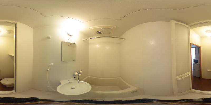 パノラマ画像バスルーム