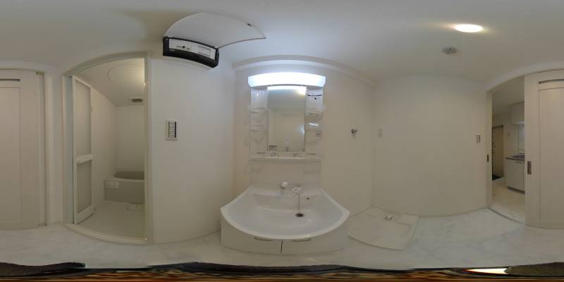 パノラマ画像洗面所