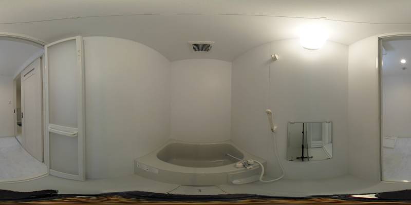 パノラマ画像バスルーム