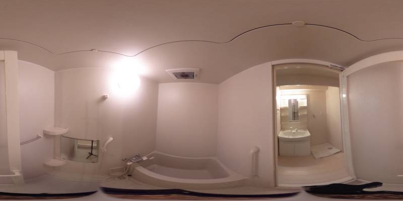 パノラマ画像バスルーム