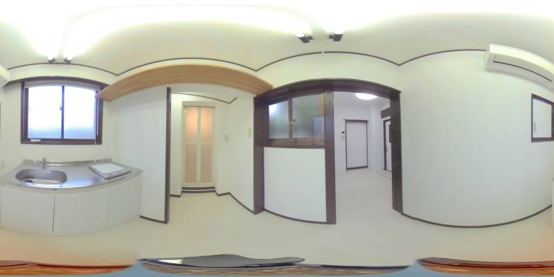 パノラマ画像キッチン