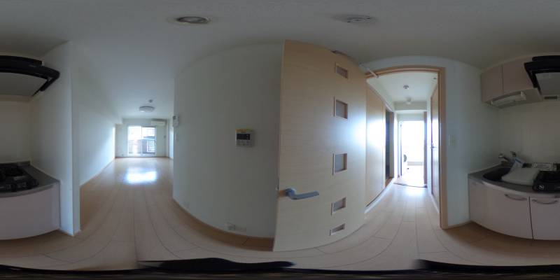 パノラマ画像キッチン