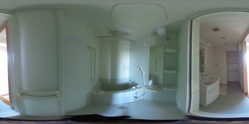 パノラマ画像バスルーム