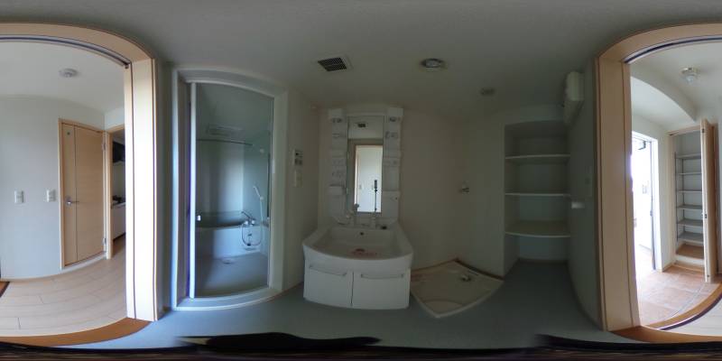 パノラマ画像洗面所