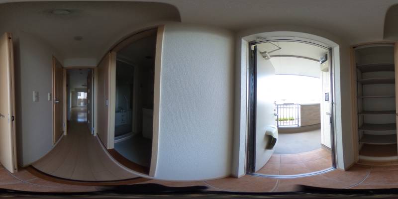 パノラマ画像玄関