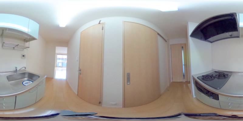 パノラマ画像キッチン