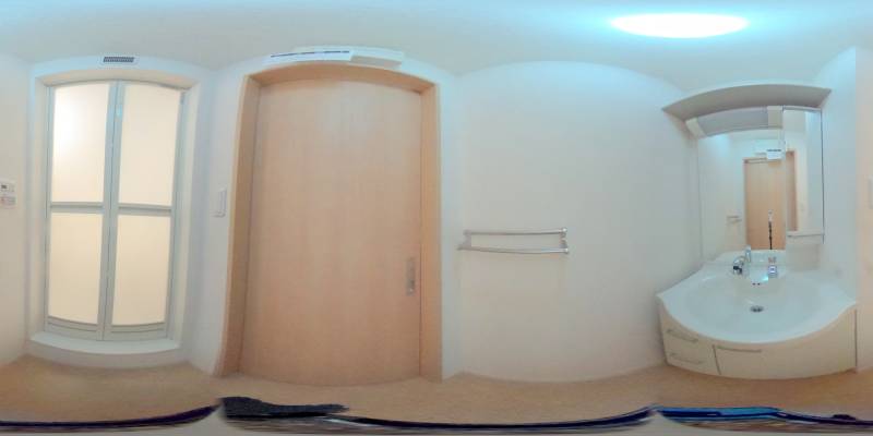 パノラマ画像洗面所