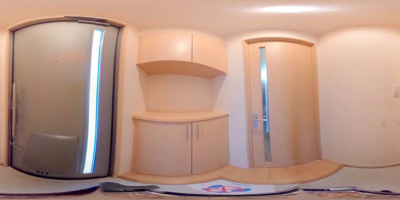 パノラマ画像玄関