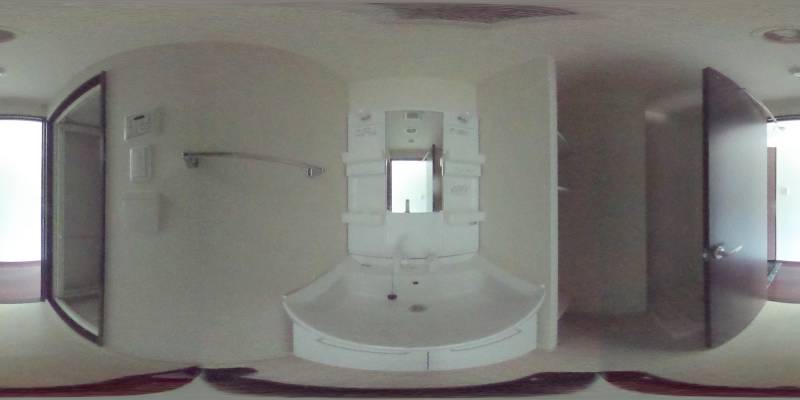 パノラマ画像洗面所