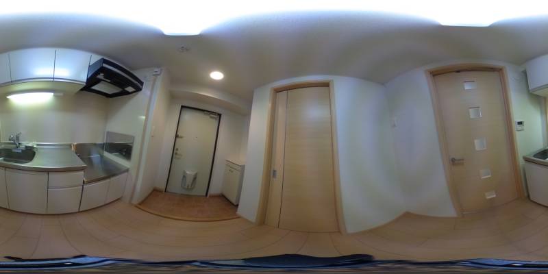パノラマ画像キッチン