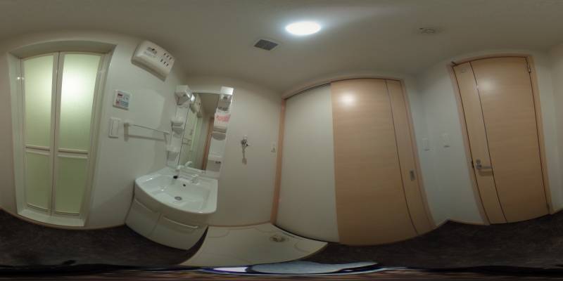 パノラマ画像洗面所