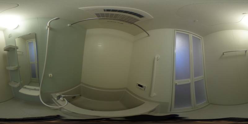 パノラマ画像バスルーム