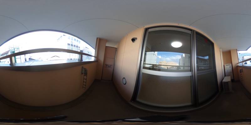 パノラマ画像バルコニー