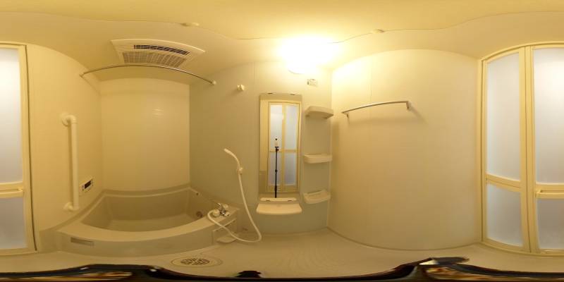 パノラマ画像バスルーム