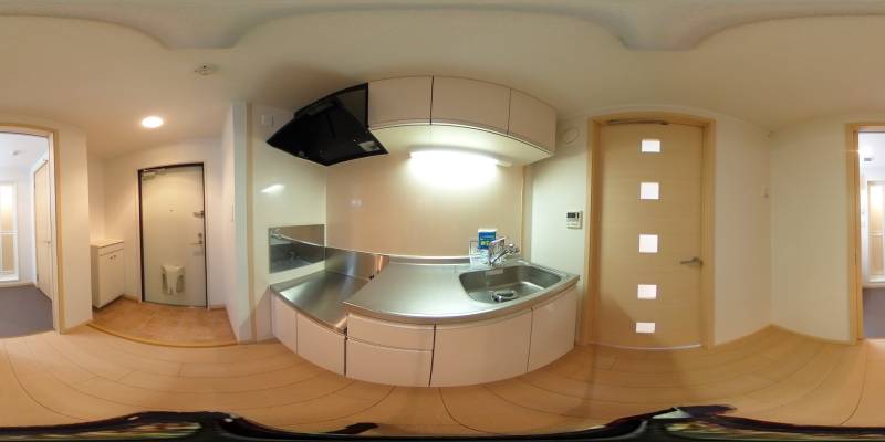 パノラマ画像キッチン