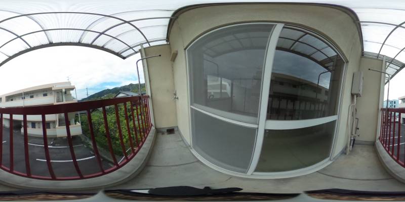 パノラマ画像バルコニー