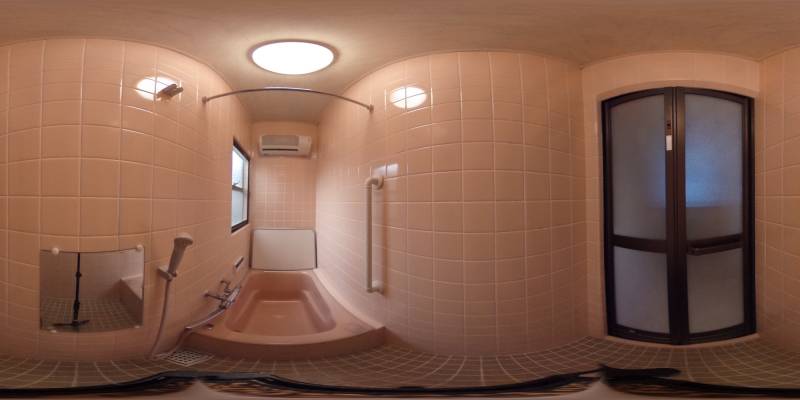 パノラマ画像バスルーム