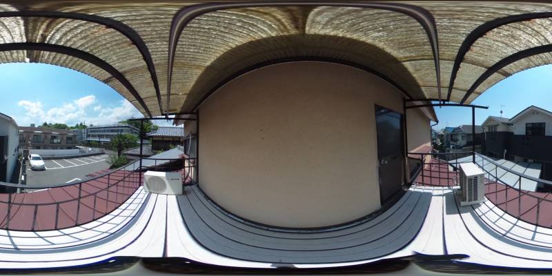 パノラマ画像バルコニー