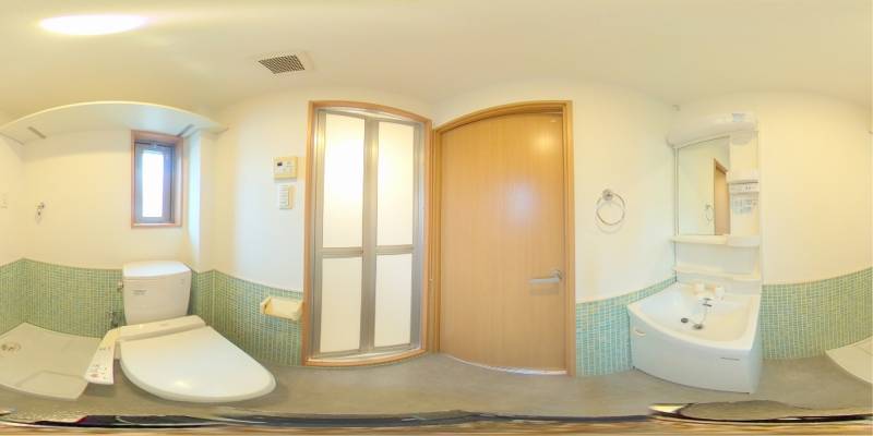 パノラマ画像洗面所