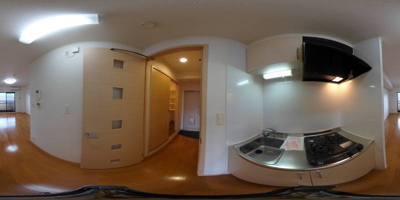 パノラマ画像キッチン