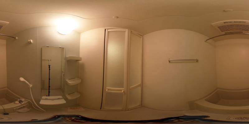 パノラマ画像バスルーム