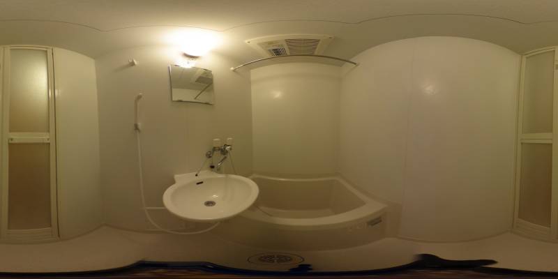 パノラマ画像バスルーム